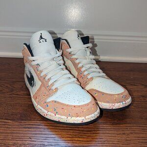 Nike Air Jordan 1 Mid SE Brushstroke MEN'S 11